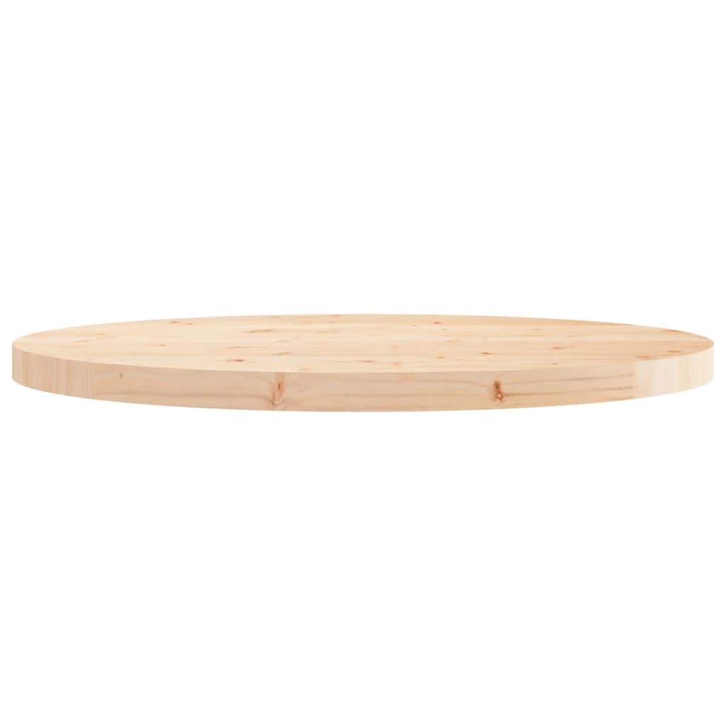 Piano Tavolo Rotondo Ã˜70x3 cm in Legno Massello di Pino
