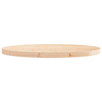 Piano Tavolo Rotondo Ã˜70x3 cm in Legno Massello di Pino