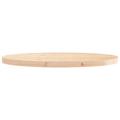Piano Tavolo Rotondo Ã˜90x3 cm in Legno Massello di Pino