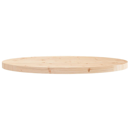 Piano Tavolo Rotondo Ã˜90x3 cm in Legno Massello di Pino