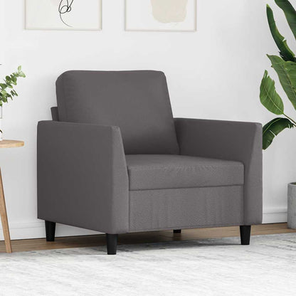 Poltrona Grigia 60 cm in Similpelle