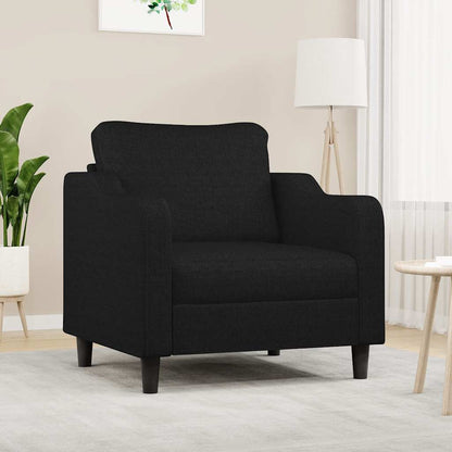 Poltrona Nera 60 cm in Tessuto
