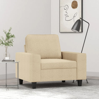 Poltrona Crema 60 cm in Tessuto