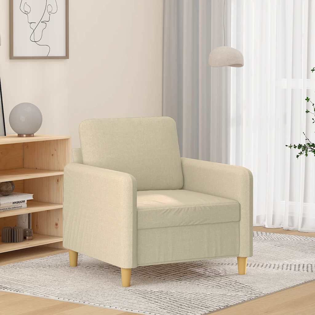 Poltrona Crema 60 cm in Tessuto