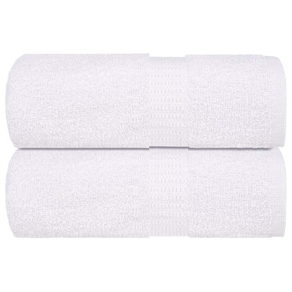 Asciugamani per Sapone 2 pz Bianco 30x30cm 360 g/mÂ² 100% Cotone