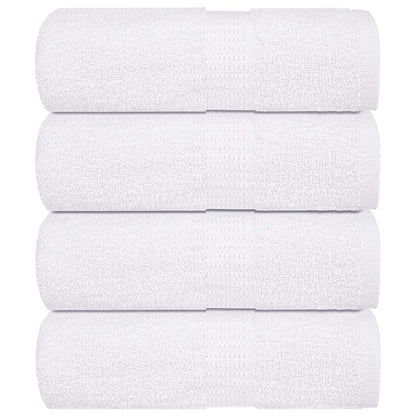 Asciugamani per Sapone 4 pz Bianco 30x30cm 360 g/mÂ² 100% Cotone