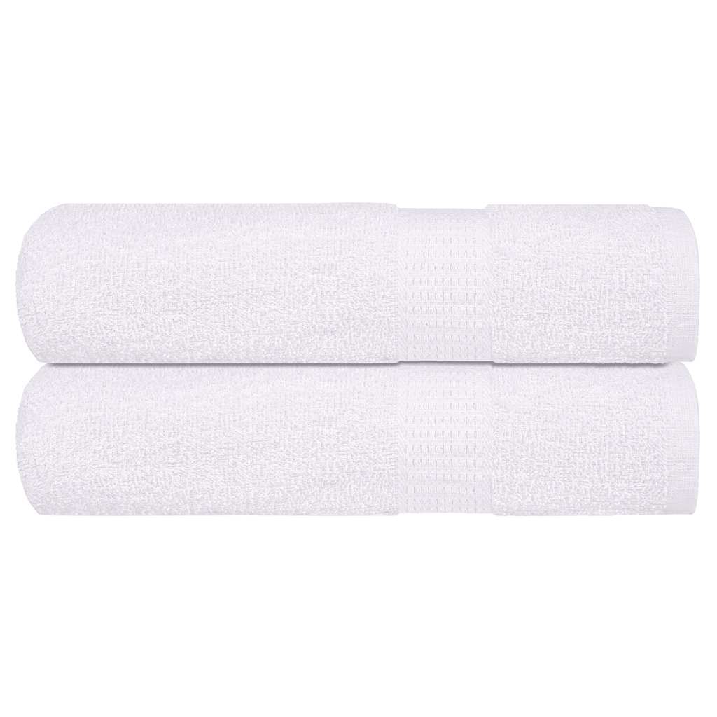 Asciugamani 2 pz Bianchi 50x100 cm 360 g/mÂ² 100% Cotone