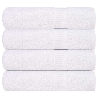 Asciugamani 4 pz Bianchi 50x100 cm 360 g/mÂ² 100% Cotone