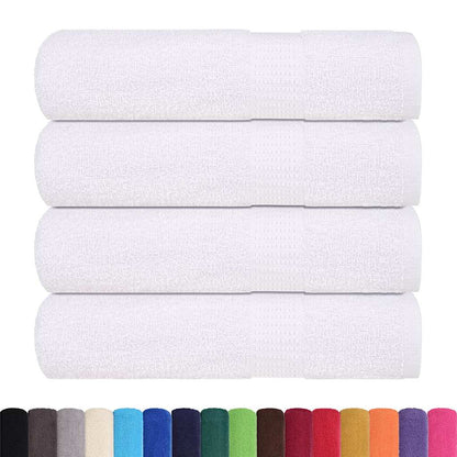 Asciugamani 4 pz Bianchi 50x100 cm 360 g/mÂ² 100% Cotone