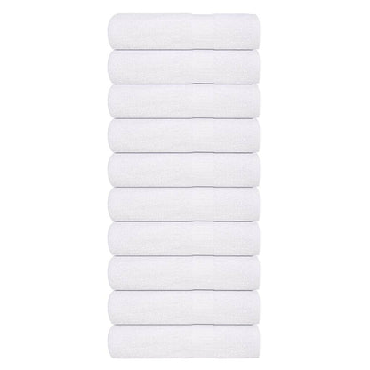 Asciugamani Doccia 10 pz Bianchi 70x140 cm 360 g/mÂ² 100% Cotone