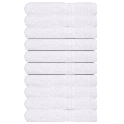 Asciugamani per Sauna 10pz Bianchi 80x200cm 360g/mÂ² 100% Cotone