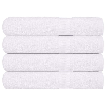 Asciugamani 4 pz Bianchi 100x200 cm 360 g/mÂ² 100% Cotone