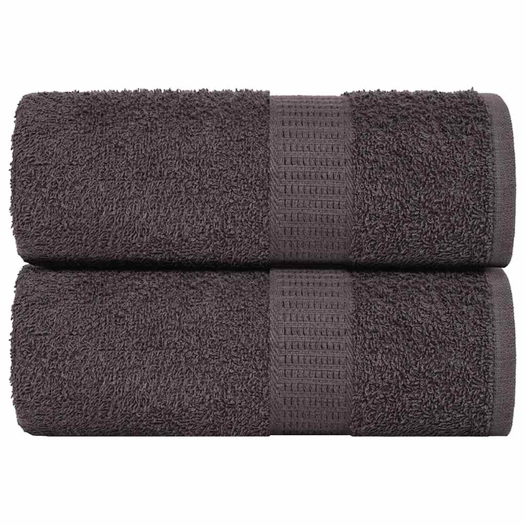 Salviette 2 pz Antracite 15x21 cm 360 g/mÂ² 100% Cotone