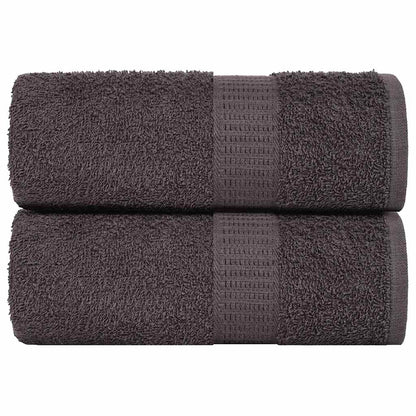 Salviette 2 pz Antracite 15x21 cm 360 g/mÂ² 100% Cotone