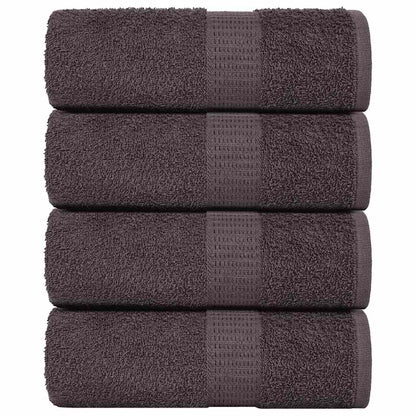 Salviette 4 pz Antracite 15x21 cm 360 g/mÂ² 100% Cotone