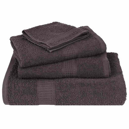 Salviette 4 pz Antracite 15x21 cm 360 g/mÂ² 100% Cotone