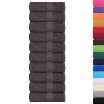 Salviette 50 pz Antracite 15x21 cm 360 g/mÂ² 100% Cotone