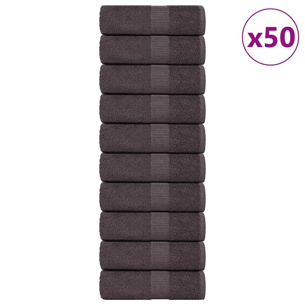 Asciugamani per Sapone 50 pz 30x30cm 360g/mÃ‚Â² 100% Cotone