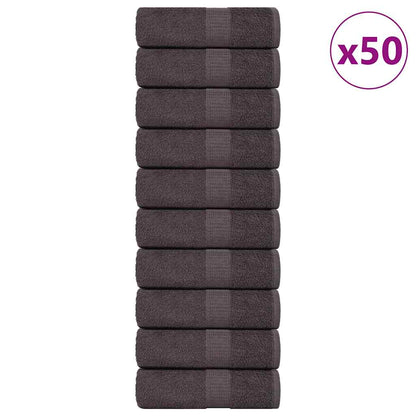 Asciugamani per Sapone 50 pz 30x30cm 360g/mÃ‚Â² 100% Cotone