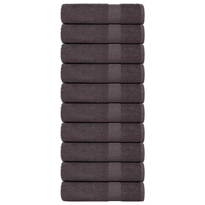 Asciugamani da Bagno 10 pz 100x150 cm 360 g/mÂ² 100% Cotone