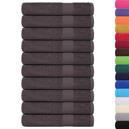 Asciugamani per Sauna 10 pz 80x200 cm 360 g/mÂ² 100% Cotone