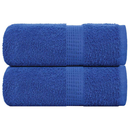 Asciugamani per Sapone 2 pz Blu 30x30 cm 360 g/mÂ² 100% Cotone