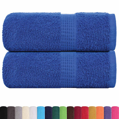 Asciugamani per Sapone 2 pz Blu 30x30 cm 360 g/mÂ² 100% Cotone