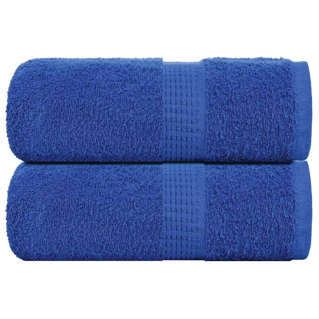 Asciugamani Ospiti 2 pz Blu 30x50 cm 360 g/mÂ² 100% Cotone