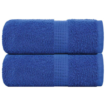 Asciugamani Ospiti 2 pz Blu 30x50 cm 360 g/mÂ² 100% Cotone