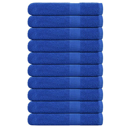 Asciugamani per Sauna 10pz Blu 80x200cm 360g/mÂ² 100% Cotone