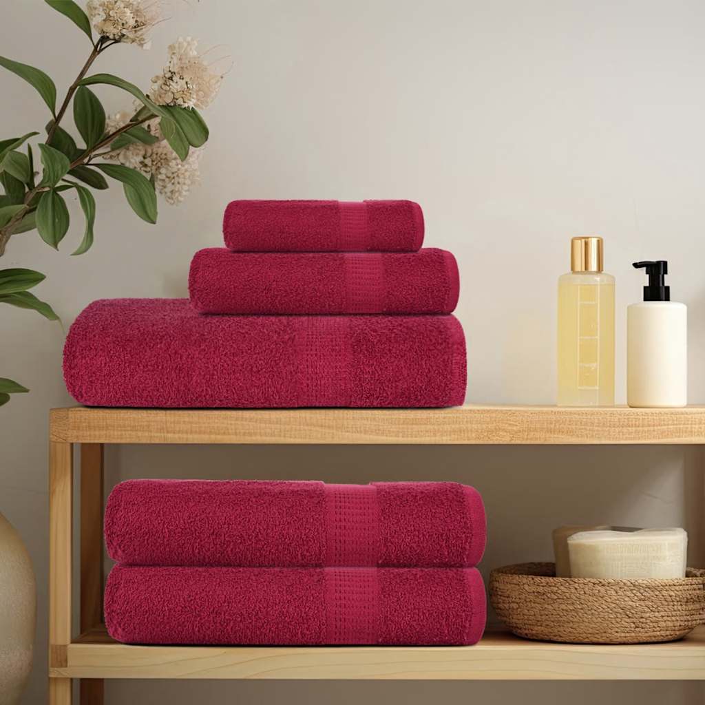 Asciugamani per Sapone 4 pz BordÃ² 30x30 cm 360 g/mÂ² 100% Cotone