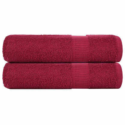 Asciugamani 2 pz BordÃ² 50x100 cm 360 g/mÂ² 100% Cotone
