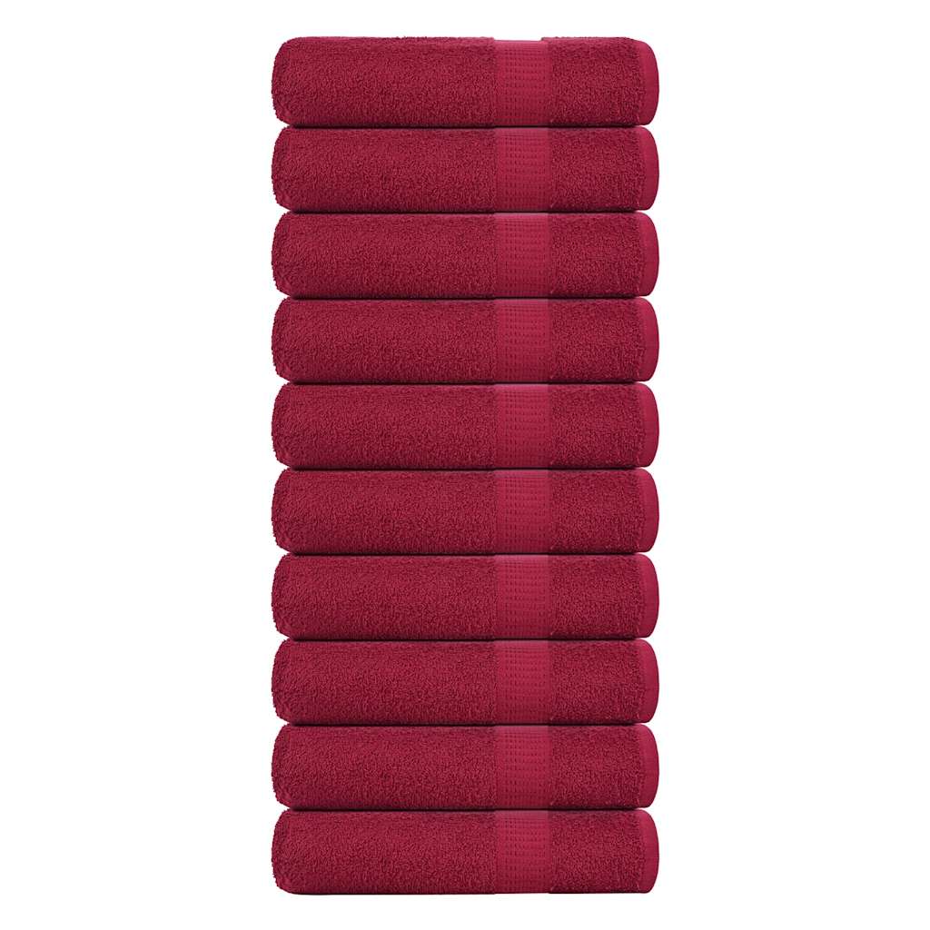 Asciugamani 10 pz BordÃ² 50x100 cm 360 g/mÂ² 100% Cotone