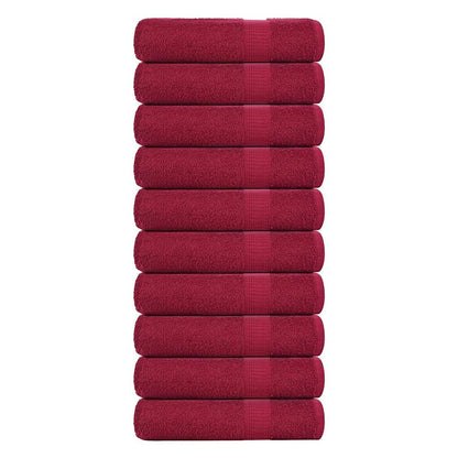 Asciugamani 10 pz BordÃ² 50x100 cm 360 g/mÂ² 100% Cotone