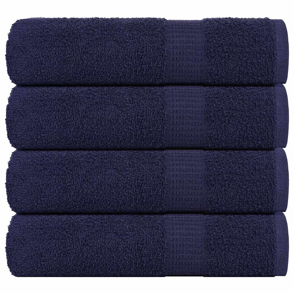 Asciugamani da Bagno 4 pz 100x150 cm 360 g/mÂ² 100% Cotone