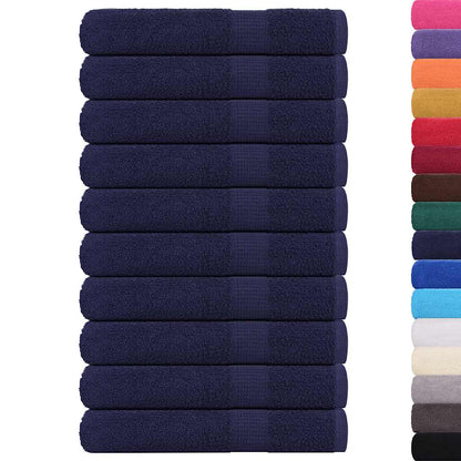 Asciugamani per Sauna 10 pz 80x200 cm 360 g/mÂ² 100% Cotone