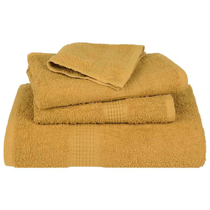 Asciugamani Ospiti 10 pz Oro 30x50 cm 360 g/mÂ² 100% Cotone