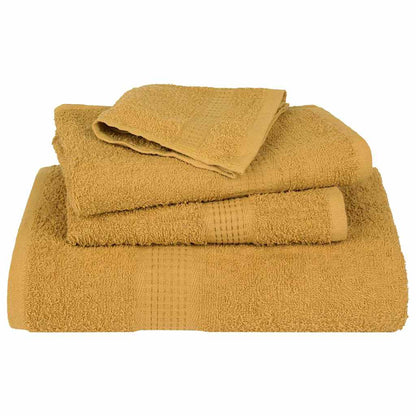 Asciugamani 4 pz Oro 100x200 cm 360 g/mÂ² 100% Cotone