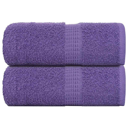 Asciugamani Ospiti 2 pz Viola 30x50 cm 360 g/mÂ² 100% Cotone