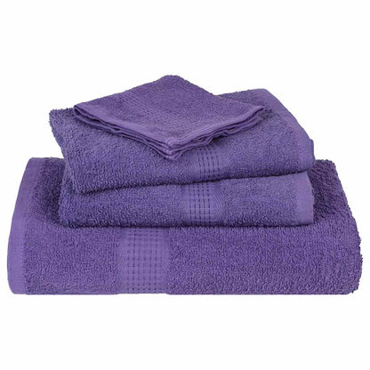 Asciugamani 2 pz Viola 50x100 cm 360 g/mÃ‚Â² 100% Cotone