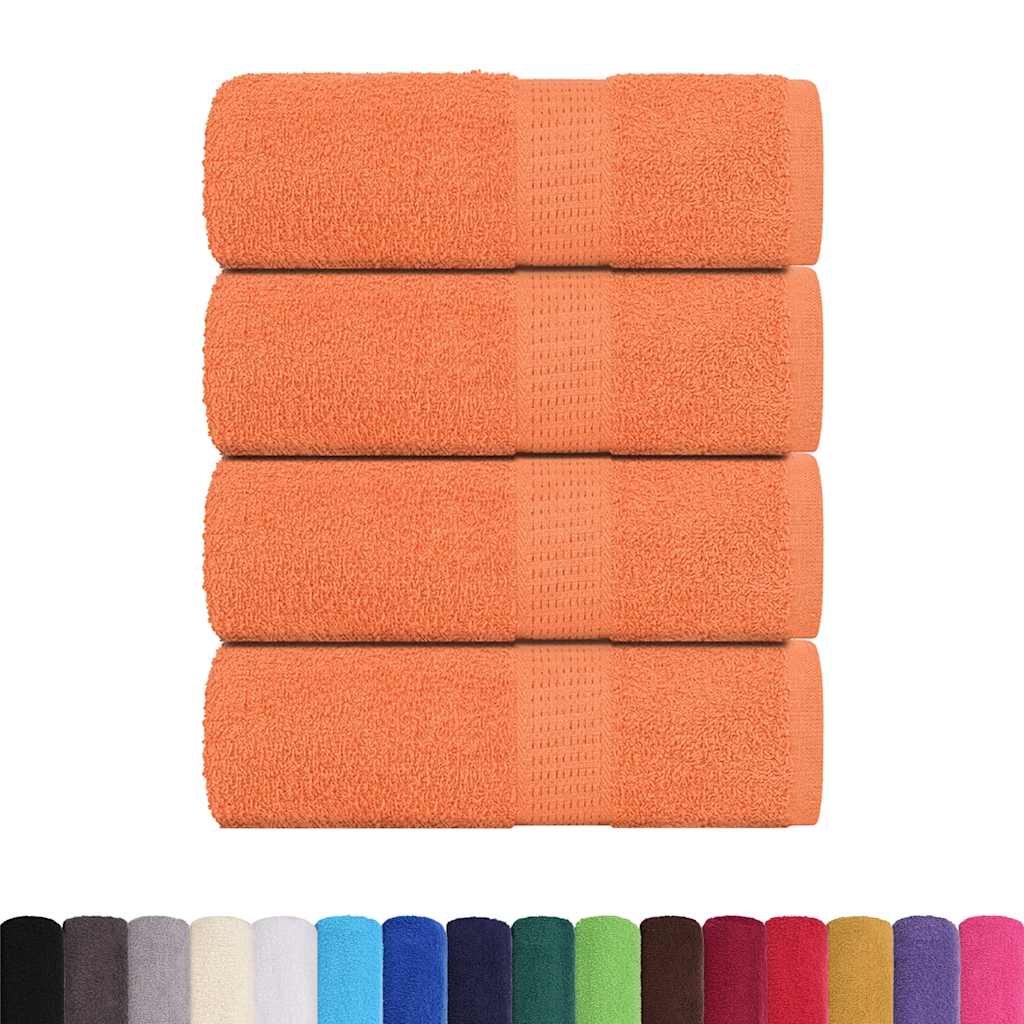 Asciugamani FROGN 4 pz Arancione 30x30 cm 360 g/mÂ²