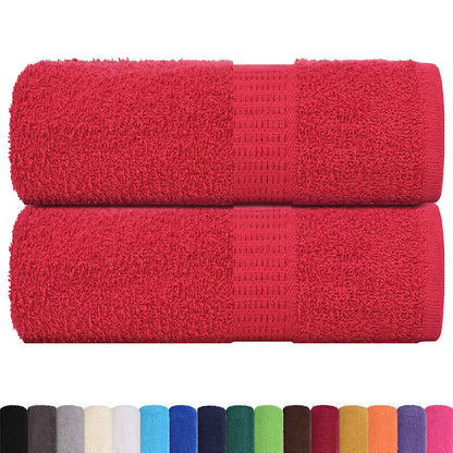 Asciugamani per ospiti FROGN 2 pz Rosso 30x50 cm 360 g/mÂ²
