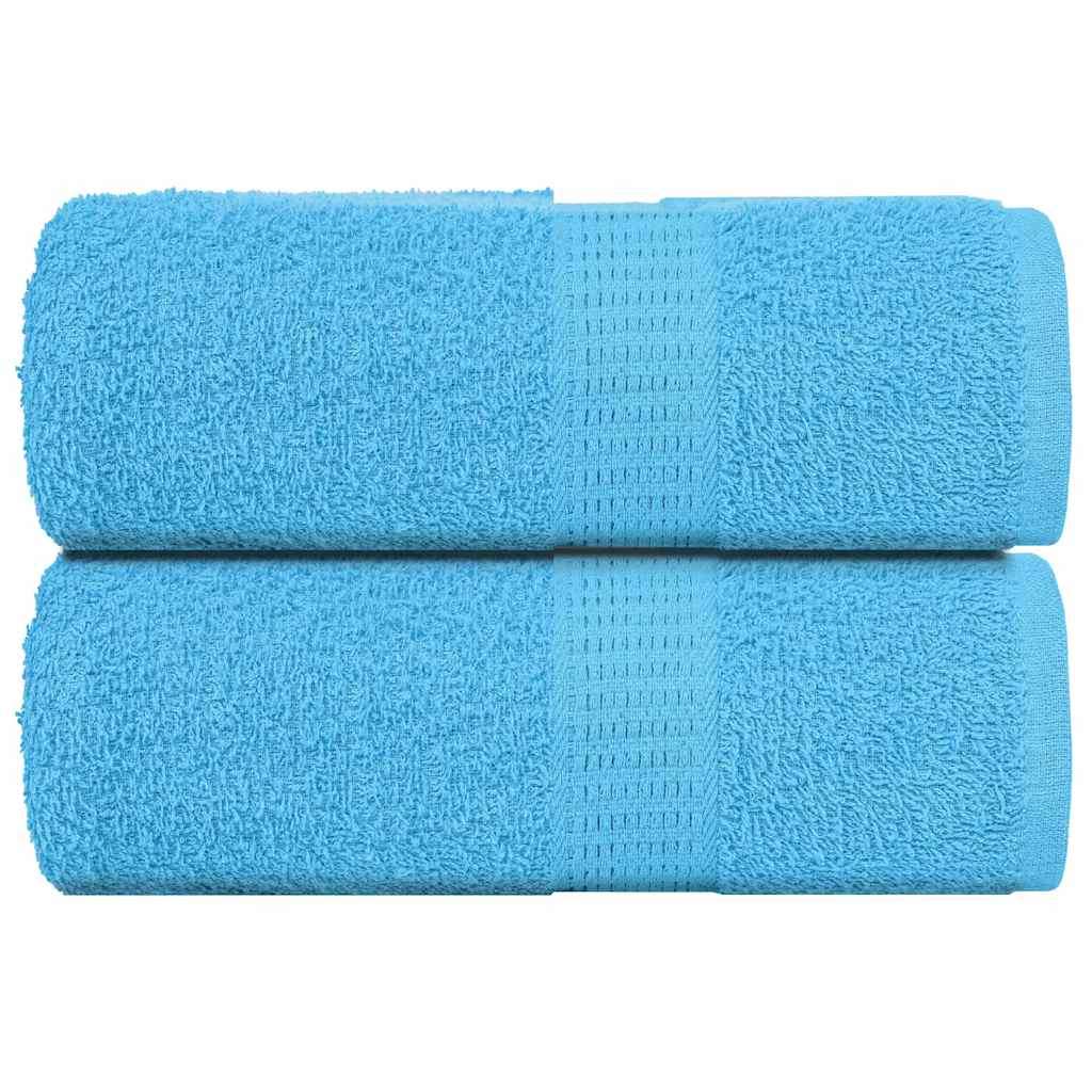 Asciugamani Ospiti 2 pz Turchesi 30x50 cm 360 g/mÂ² 100% Cotone