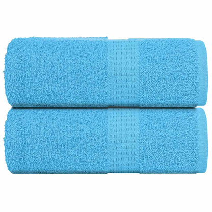 Asciugamani Ospiti 2 pz Turchesi 30x50 cm 360 g/mÂ² 100% Cotone