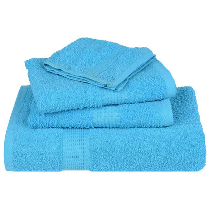 Asciugamani Doccia 4 pz Turchesi 70x140 cm 360 g/mÂ² 100% Cotone