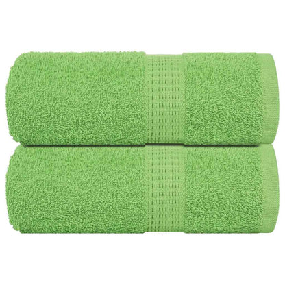 Asciugamani per Sapone 2 pz Verde Mela 30x30 cm 360 g/mÂ² Cotone