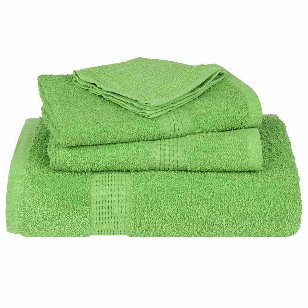 Asciugamani Ospiti 2 pz Verde Mela 30x50 cm 360 g/mÂ² Cotone