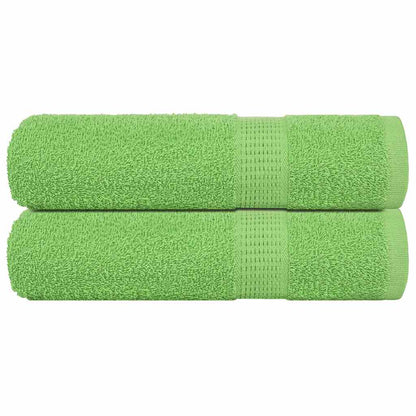 Asciugamani 2 pz Verde Mela 50x100 cm 360 g/mÂ² 100% Cotone