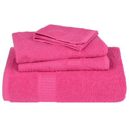 Asciugamani per Sapone 10 pz Rosa 30x30 cm 360 g/mÂ² 100% Cotone