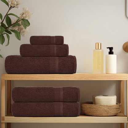 Set di asciugamani 8 pezzi FROGN Marrone 360 g/mÃ‚Â²